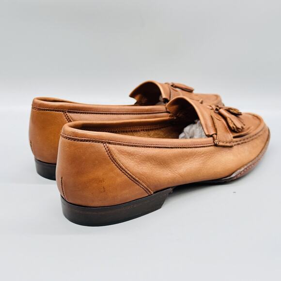 Bruno Magli Shoes Men 10 Brown Leather Kiltie Tassel Loafer Oxford Moc Toe Dress main image 11